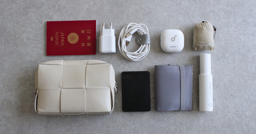 旅行バッグの中身｜ポーチ（携帯品）